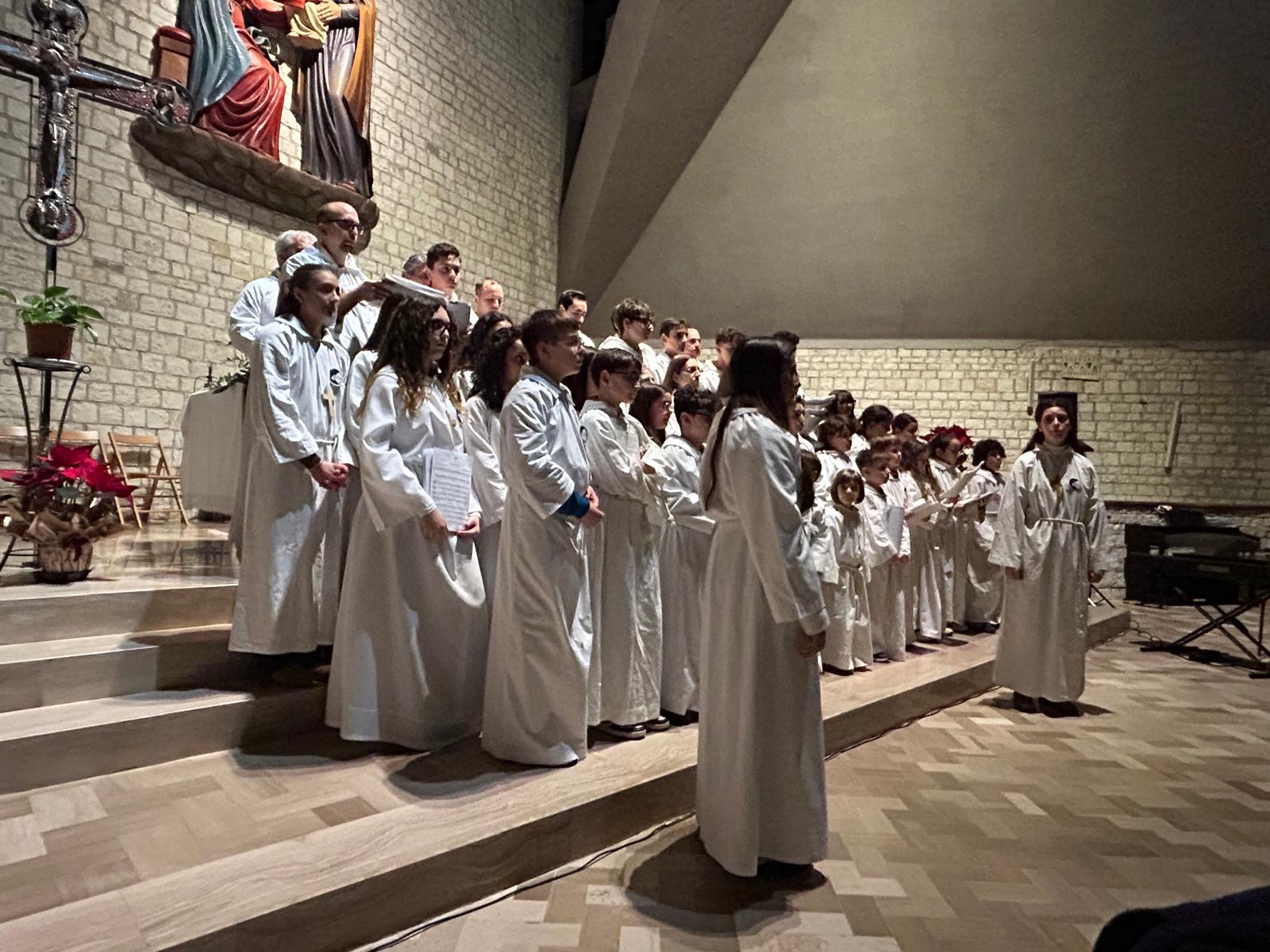 I Pueri Cantores cantano per San Biagio, protettore della gola e della salute