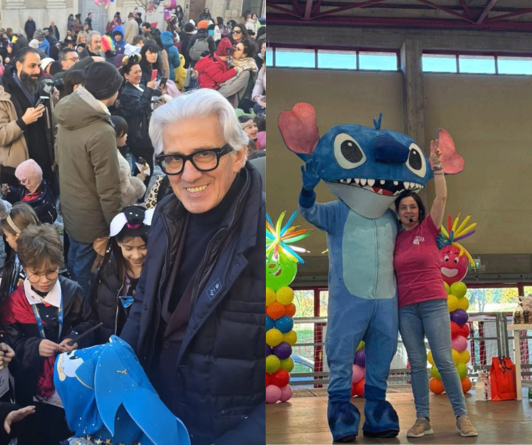 Carnevale, sindaci protagonisti: Parcaroli tra bimbi e bimbe, Sclavi si veste da Stitch
