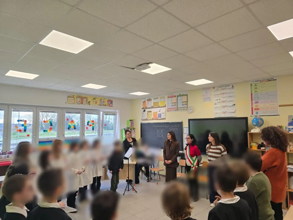 La cerimonia per la richiesta dell'ippocastano dedicato a Anne Frank