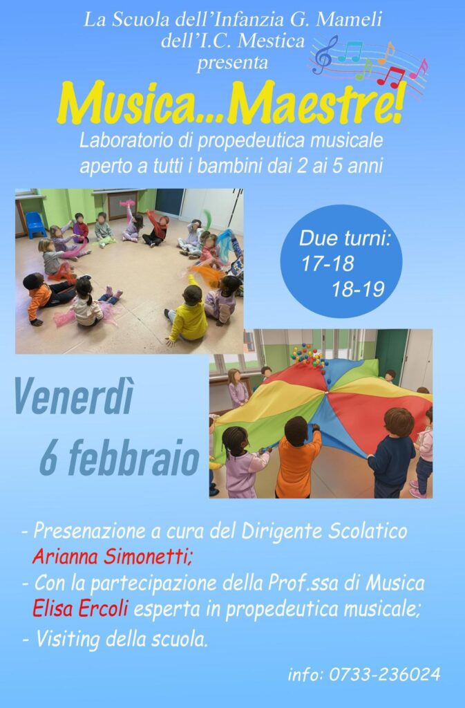 Giochi musicali alla scuola Mameli