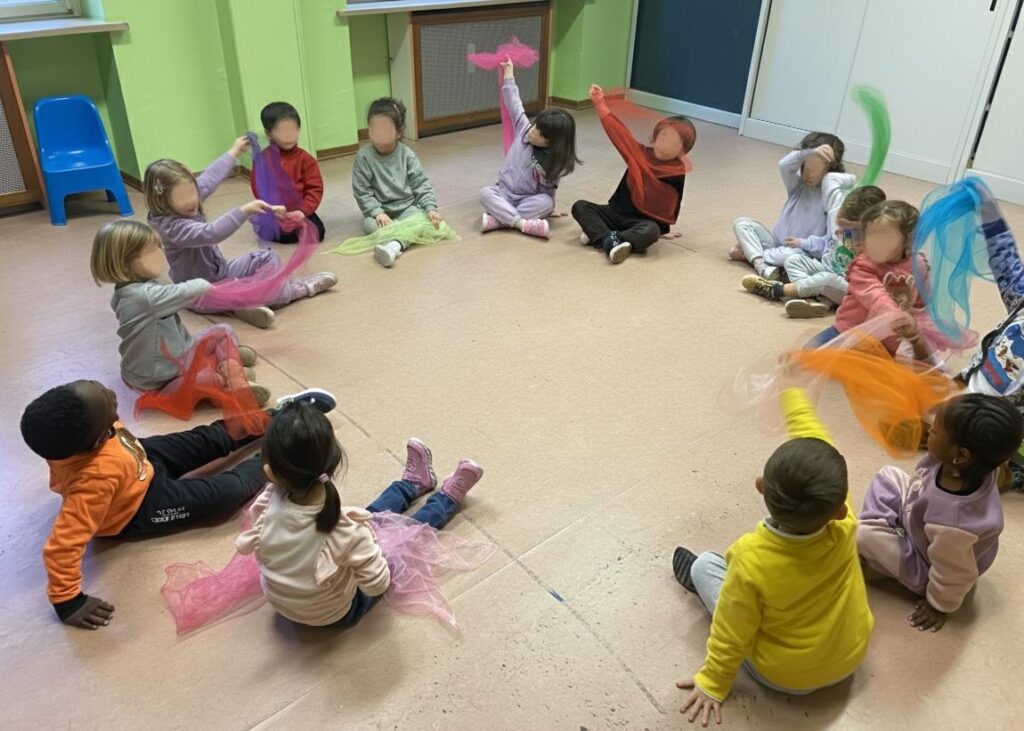 Giochi musicali alla scuola Mameli