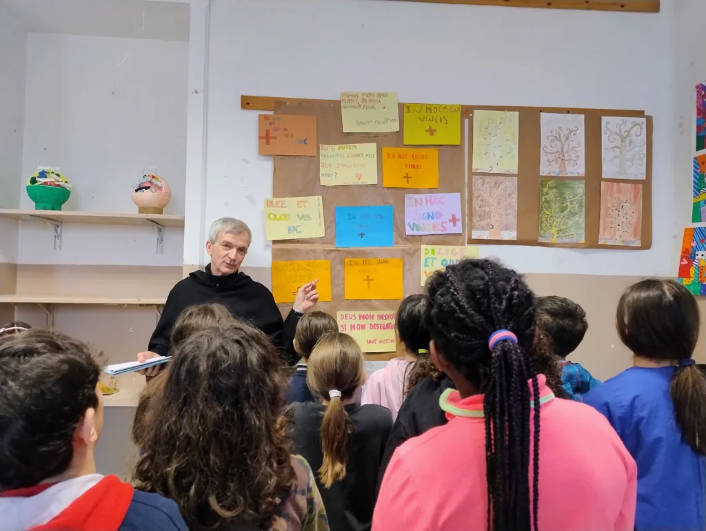 L'incontro con padre Massimo Giustozzo