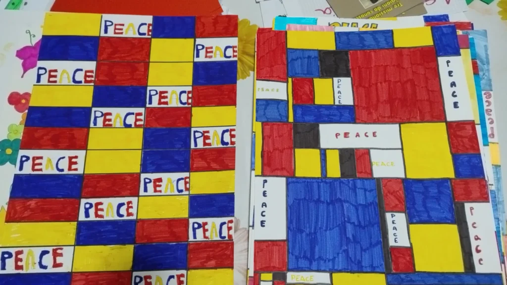 La cartellina per papa Leone XIV