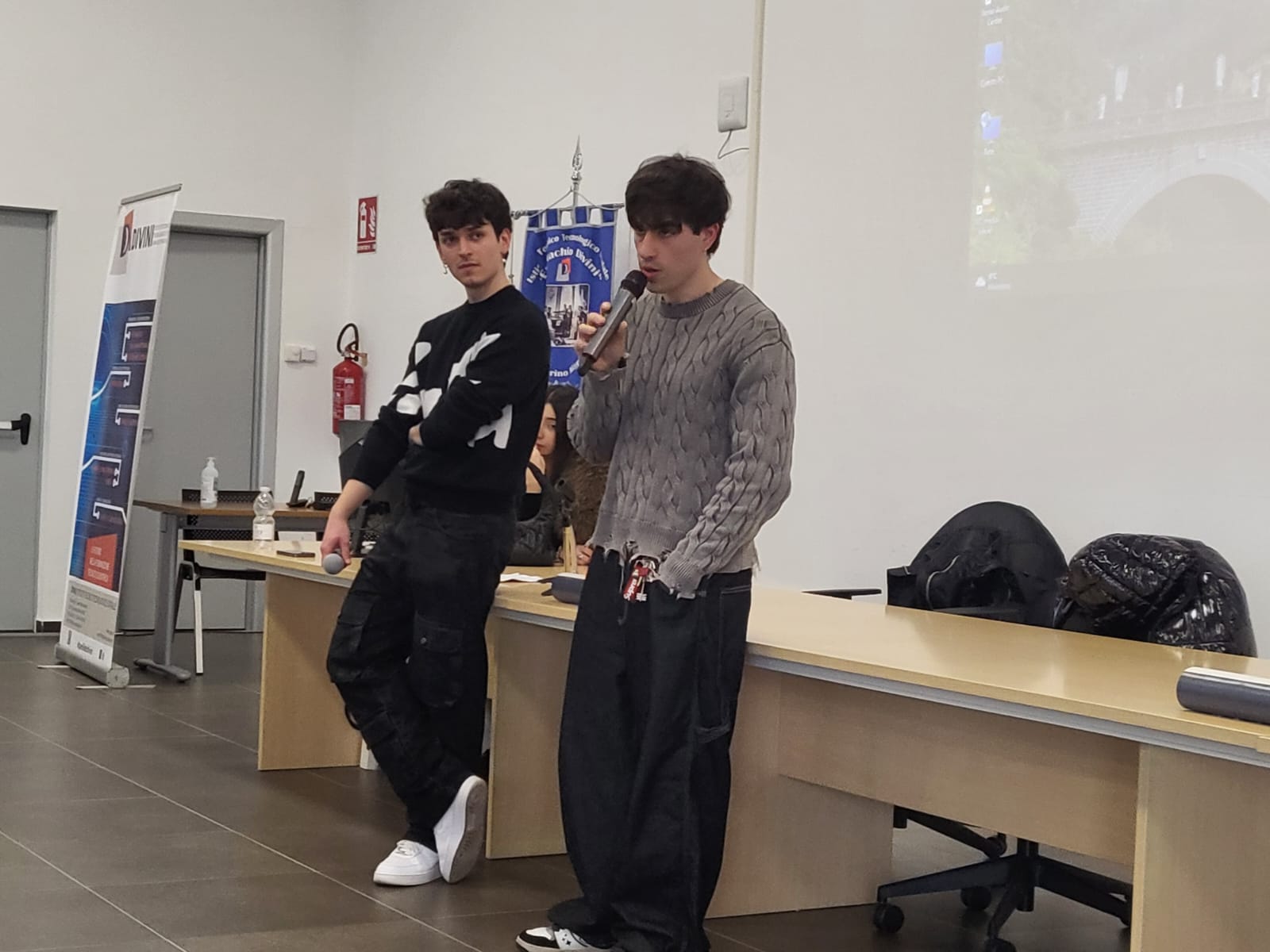 Leonardo Norscini e Vittorio Zenobi, due rapper al “Divini”