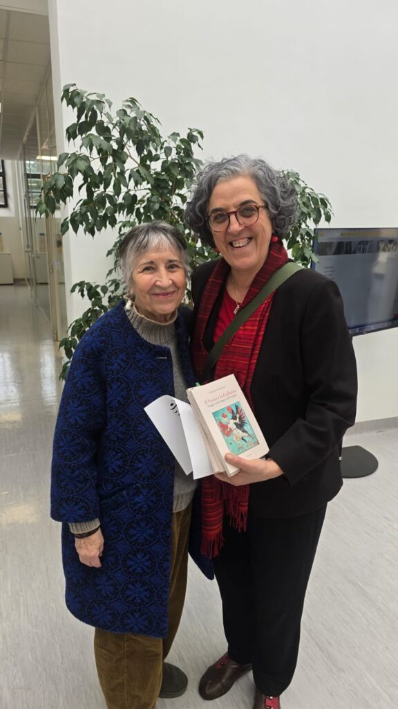 La scrittrice e psicologa Giuseppina Pieragostini con Letizia Carducci