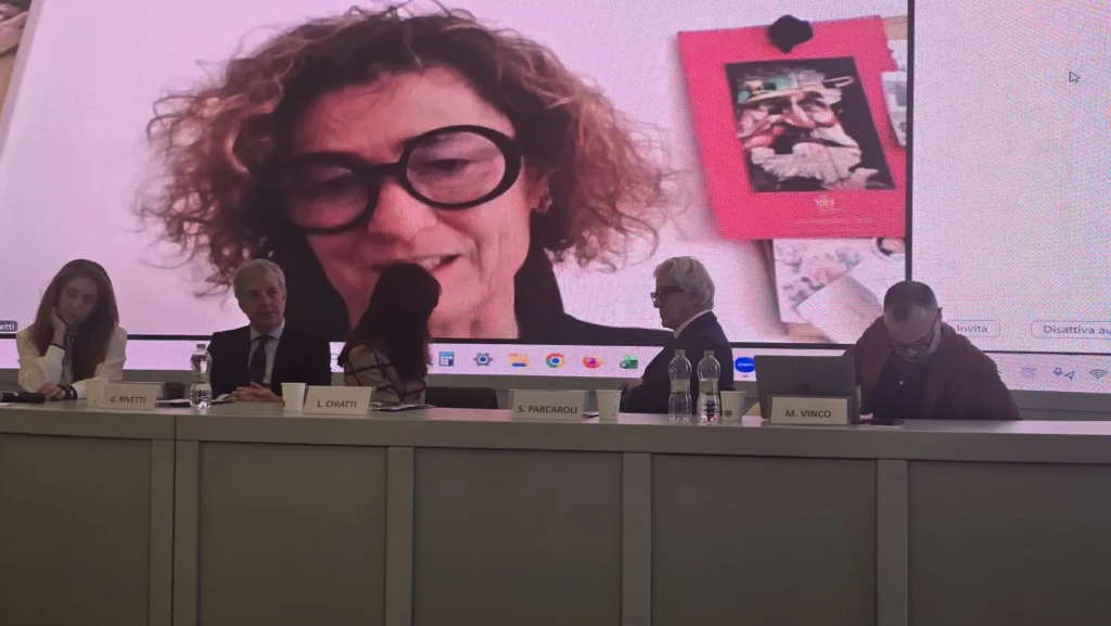 Barbara Minghetti collegata da remoto