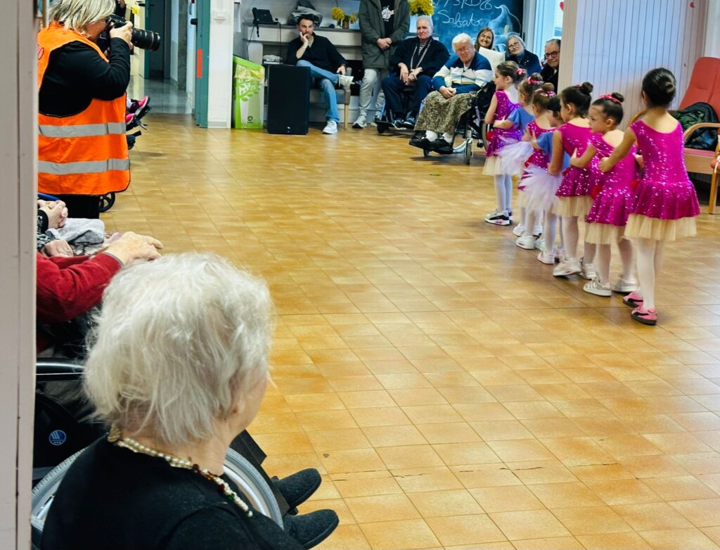 L'esibizione a Villa Cozza