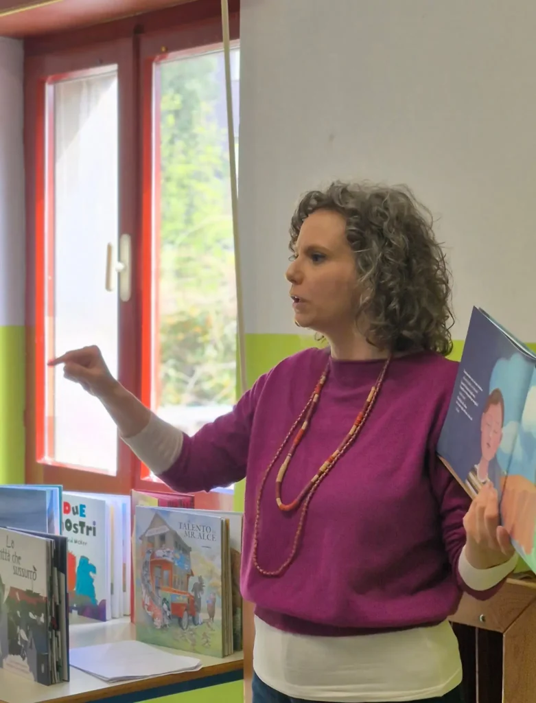 Chiara Tomassetti alla scuola Mestica