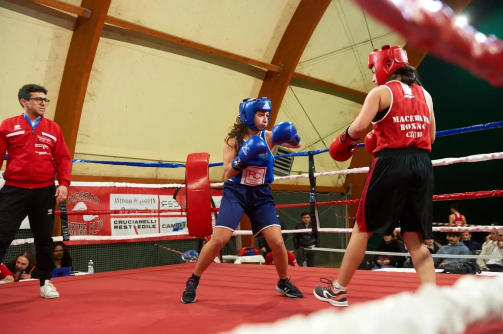 L'incontro prima del gala del pugilato
