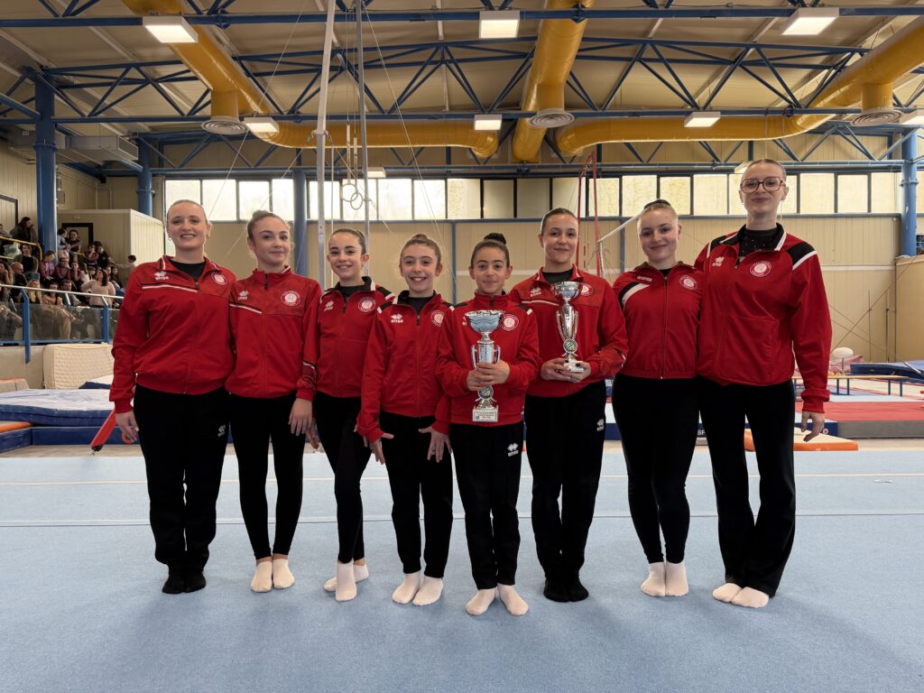 Le atlete della Ginnastica Mogliano sul podio
