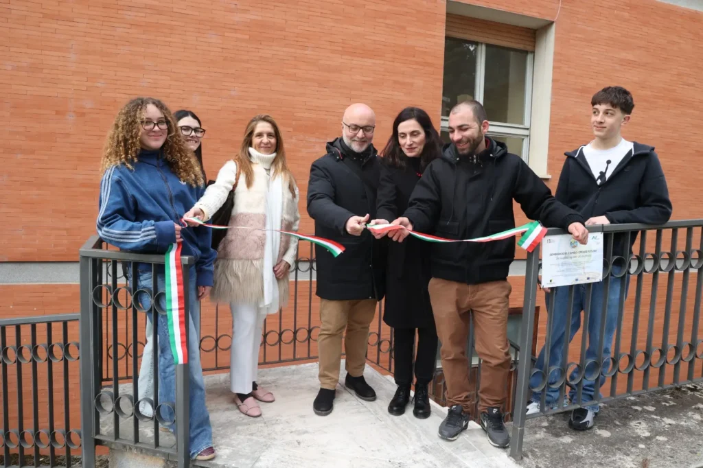 Il murale in via Cioci