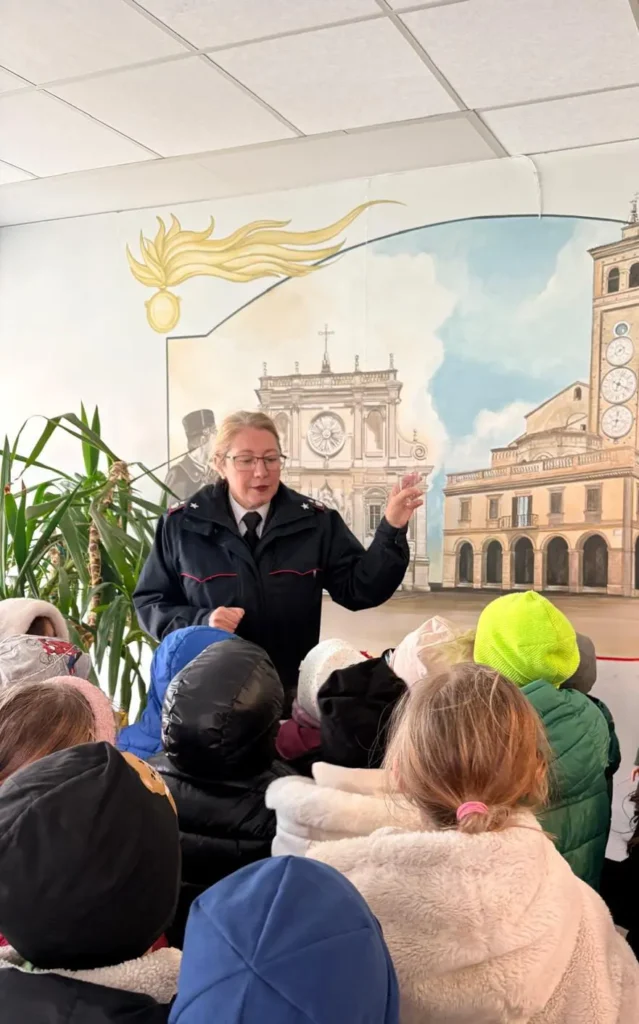 La visita in caserma accolti dalla comandante Giulia Maggi