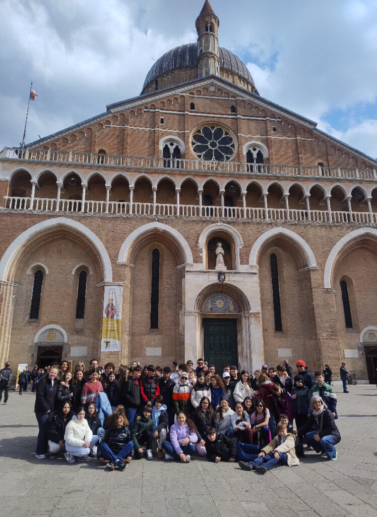 Il gruppo del Convitto Nazionale Leopardi a Padova