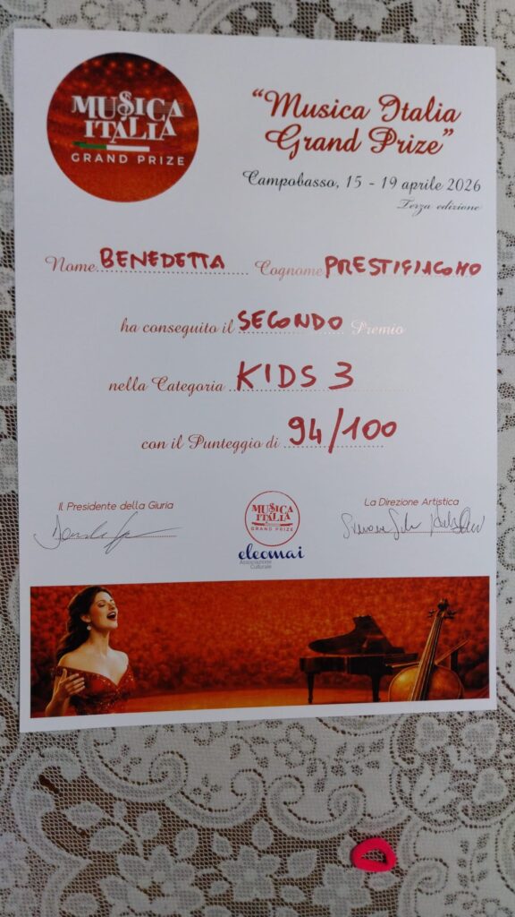 Il premio di Benedetta Prestigiacomo