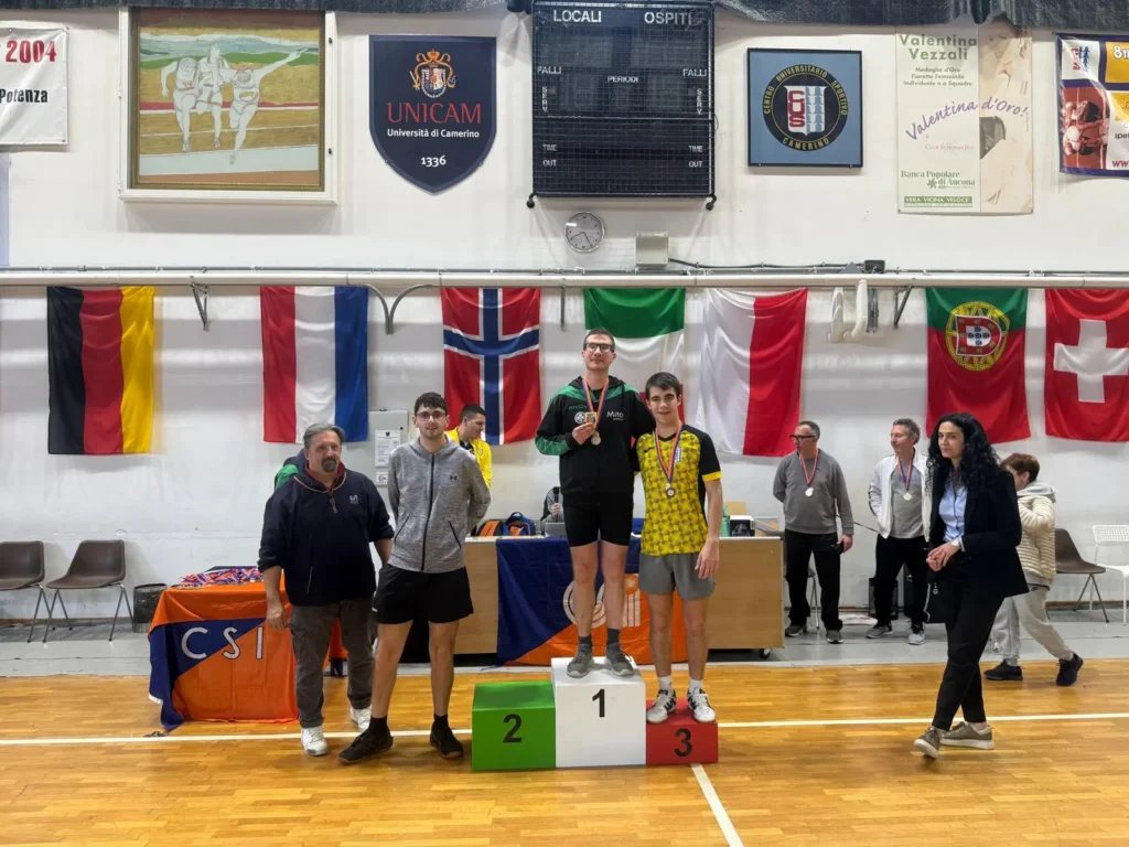 Matteo Belardinelli con lo zio Stefano nel doppio