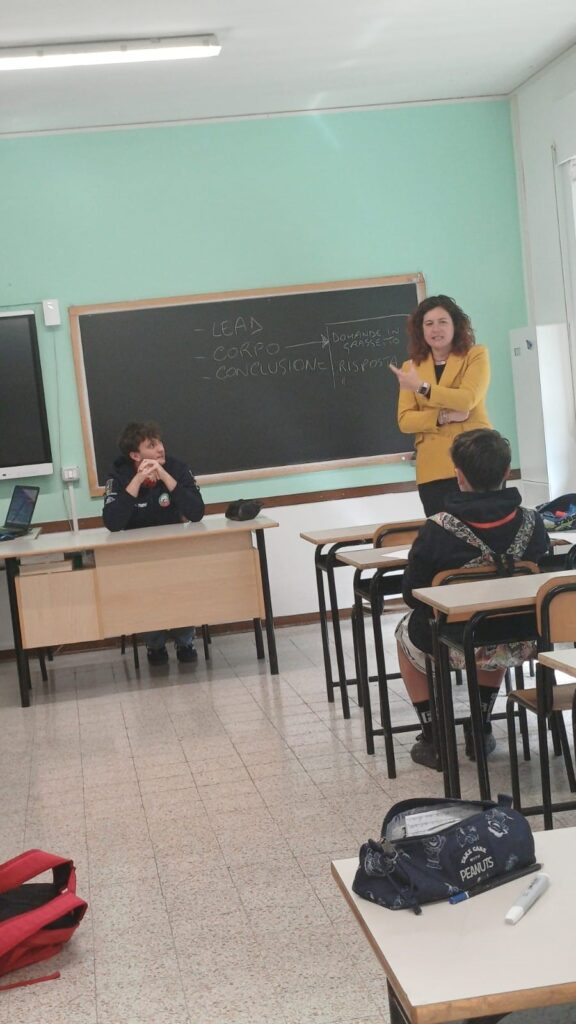 Il laboratorio di giornalismo con Cronache Junior