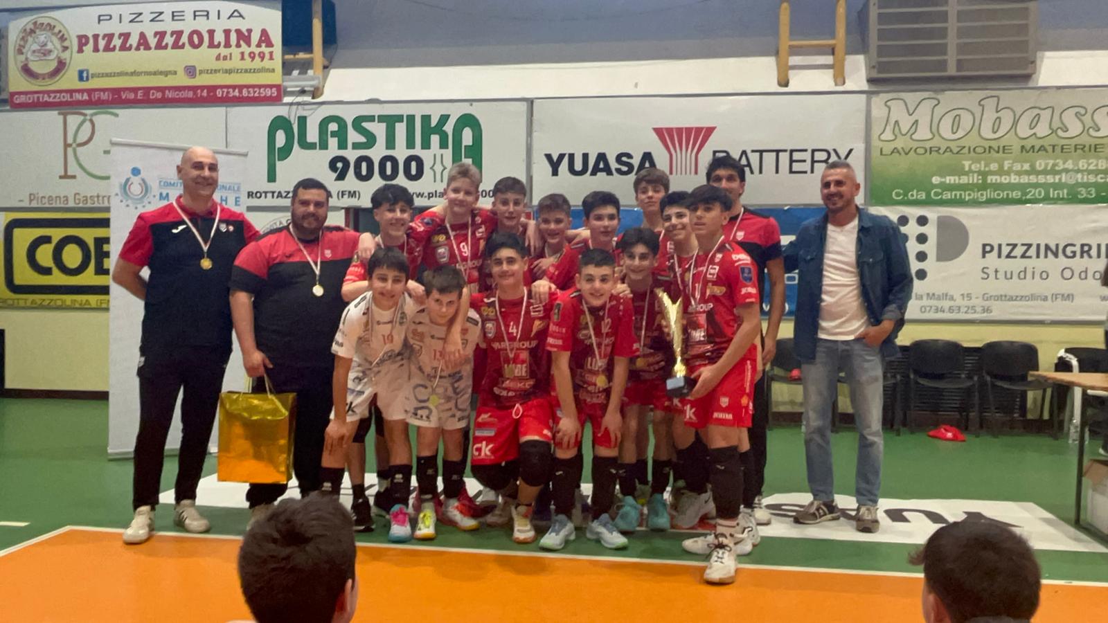 Volley under 13, per la Cucine Lube titolo regionale e pass per le finali nazionali