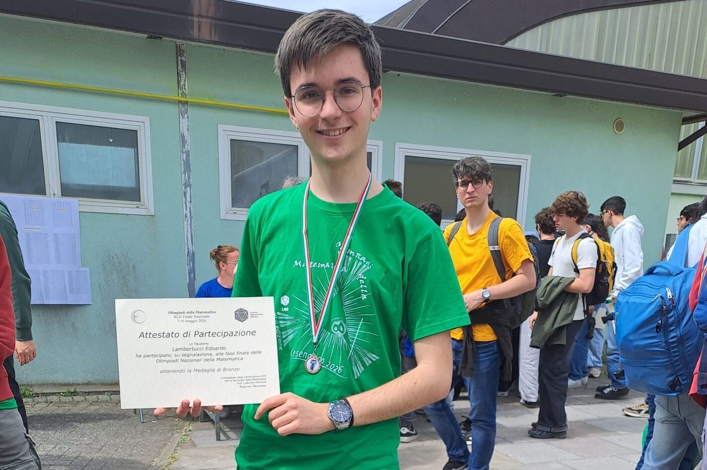 Edoardo Lambertucci “campione di bronzo” in matematica