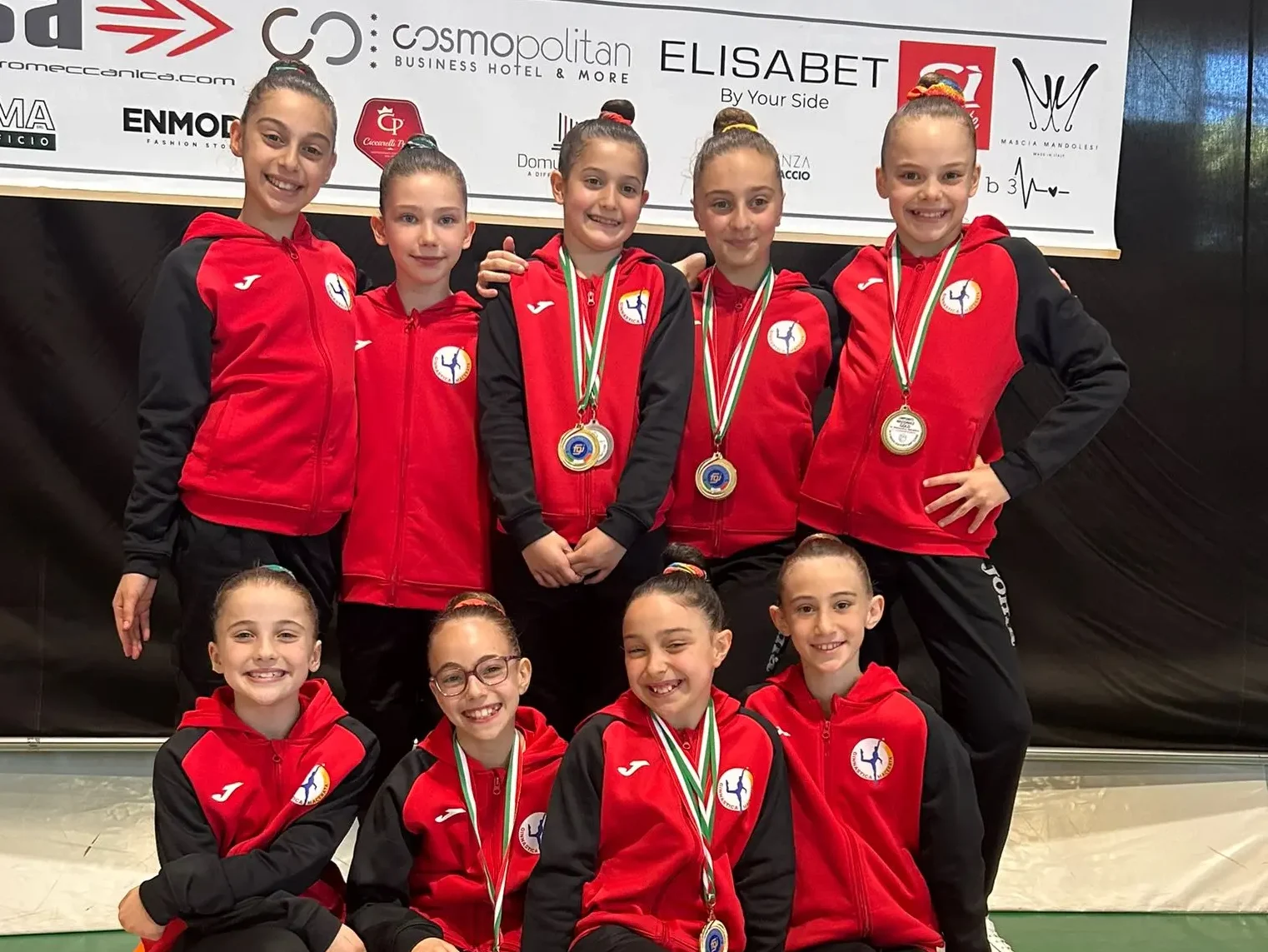 Un weekend d’oro per la Ginnastica Macerata: otto titoli italiani al Campionato Gold