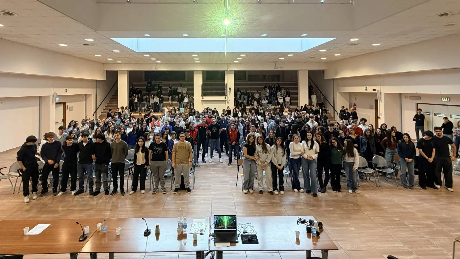 La Lube Volley tra gli studenti: «Il talento non basta, servono impegno e sacrificio»