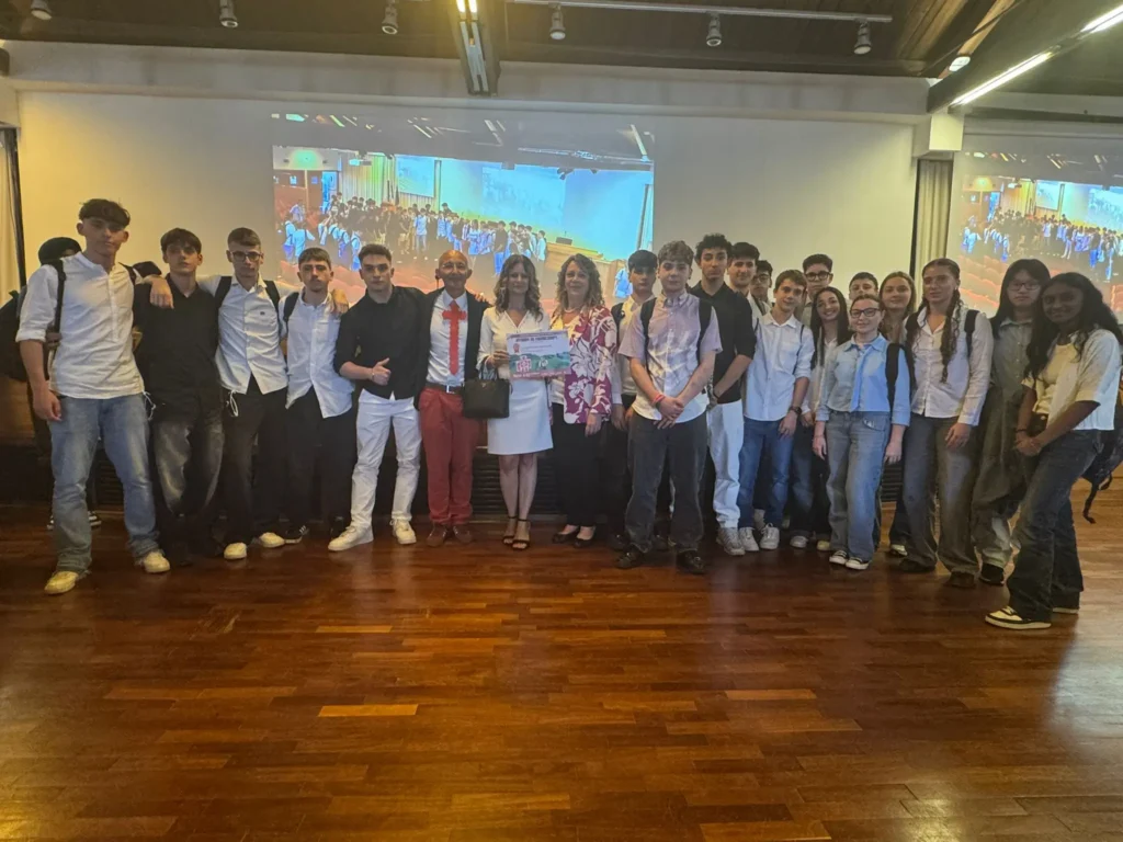 La classe terza classificata al contest Minecraft 
