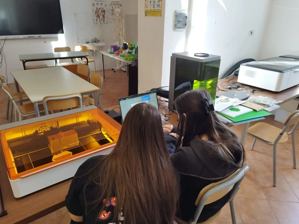 Il Fab lab della scuola di Treia