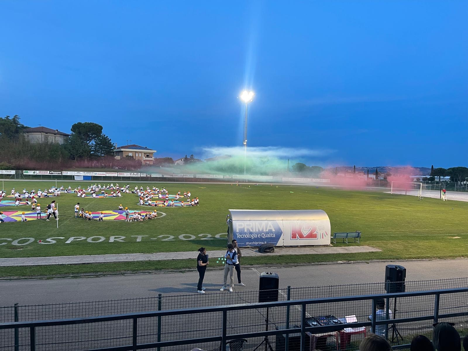 Giocosport, il campo di Appignano diventa una tavolozza di colori