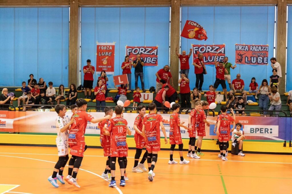 La formazione under 13 della Lube Volley
