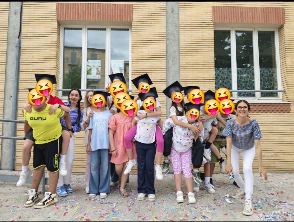 La 5A di Mogliano con la maestra Agnese Falconi