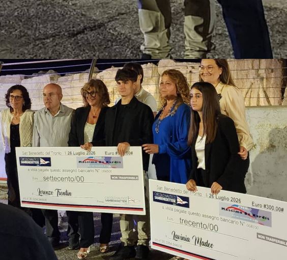 Lorenzo Trentin, la premiazione