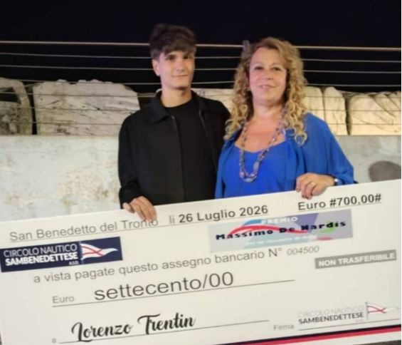 Un racconto sul mare, Lorenzo Trentin vince il premio Massimo De Nardis