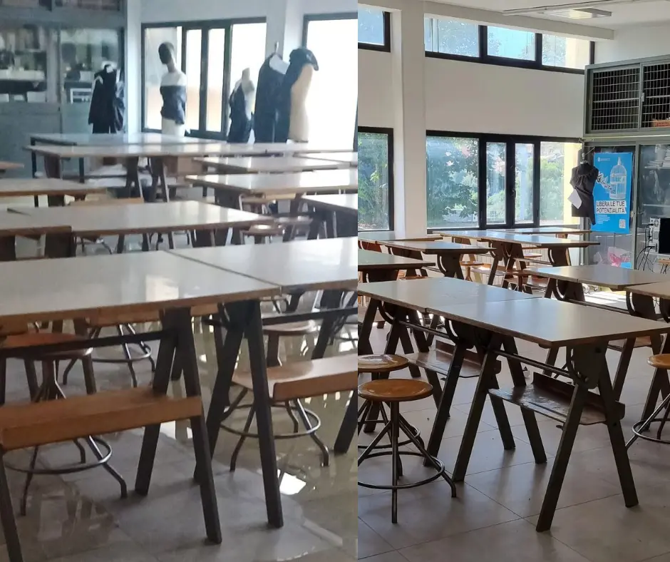 Liceo artistico, acqua in aula dopo il temporale «È entrata dalla porta anticendio»