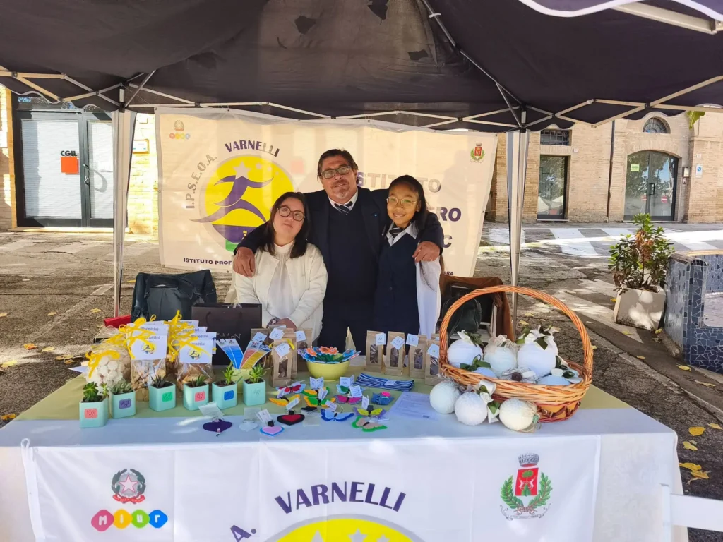 Studenti dell'alberghiero Varnelli a Leguminaria
