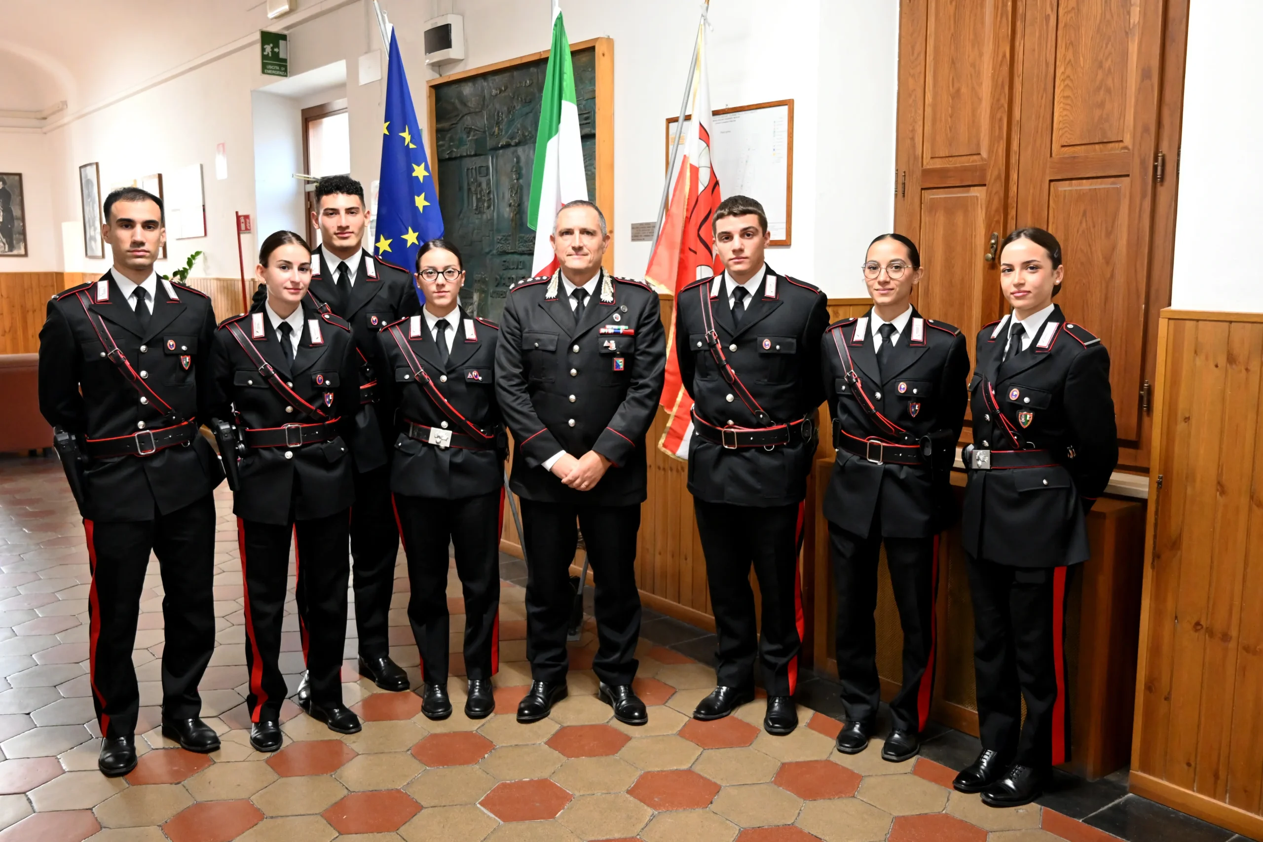 Dalla scuola alla divisa dei carabinieri, sette tirocinanti a Macerata