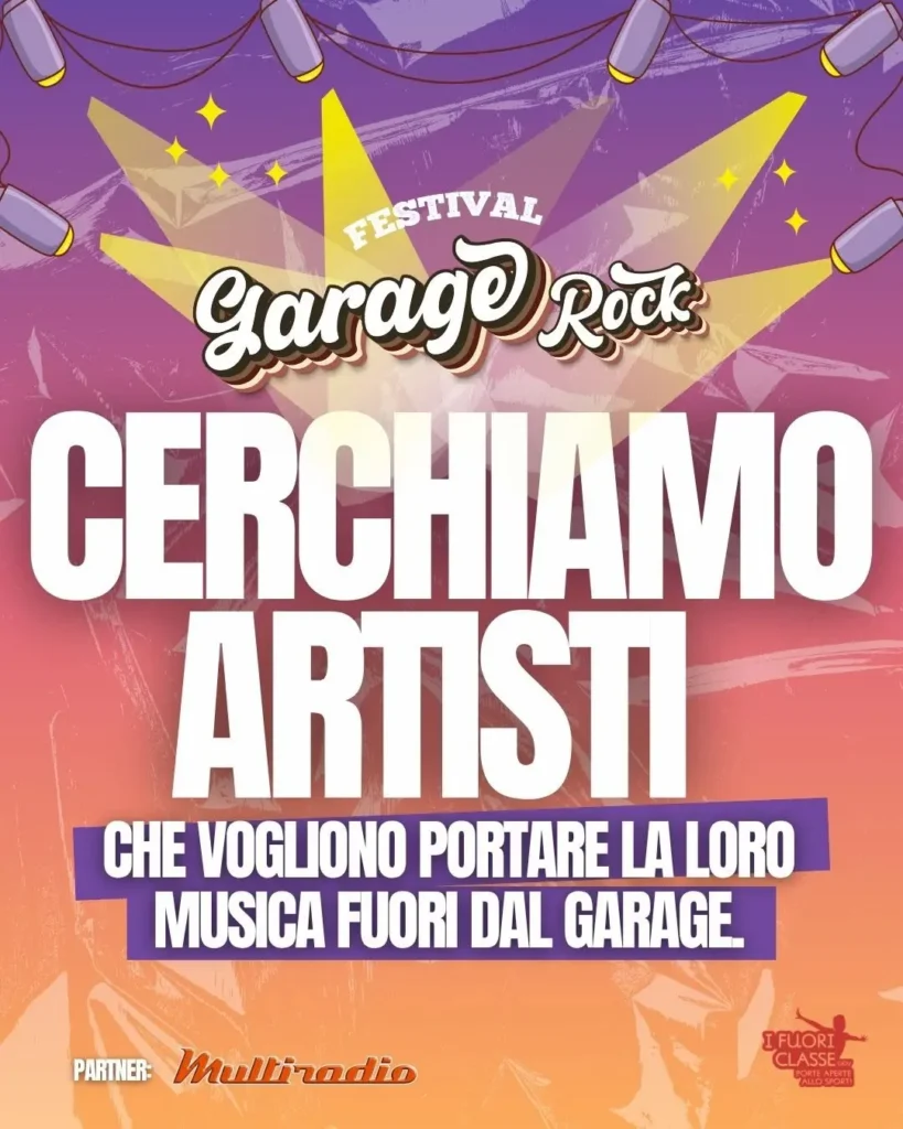 garage rock festival, la locandina