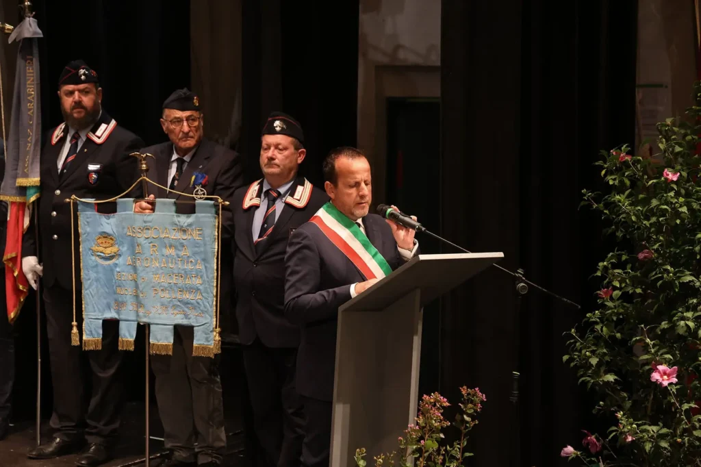 L'intervento del sindaco Mauro Romoli