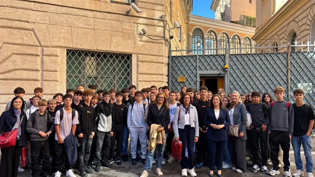 Studenti del Galilei a lezione di diritto in Senato